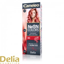 CAMELEO - NEON COLORS Polutrajna farba za kosu - crvena 60ml